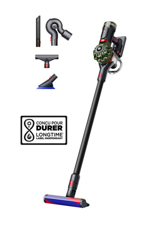 Dyson — Aspirateur sans fil Dyson V8 Cyclone Fluffy™ + Kit de nettoyage pour meubles