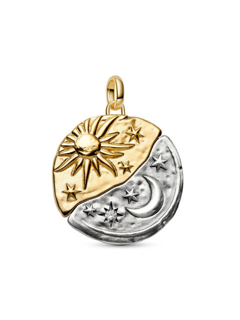 Pandora — Charm médaillon xl soleil et lune