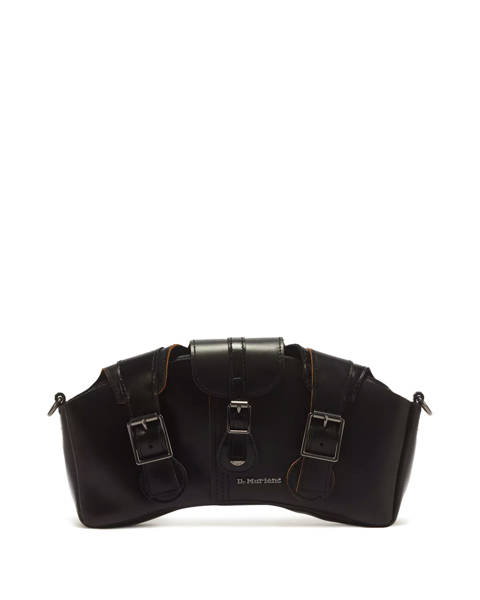 Dr. Martens — Sac Baguette 1460 en Cuirs Analine et Vintage Smooth