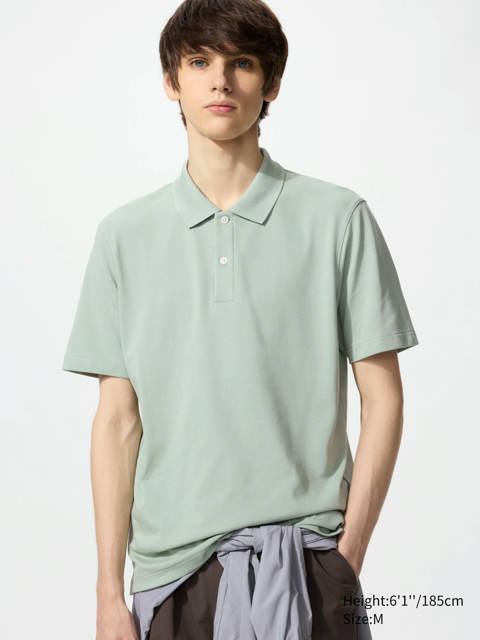Uniqlo — Polo AIRism en piqué de coton