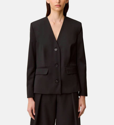 Claudie Pierlot — Veste tailleur laine mélangée