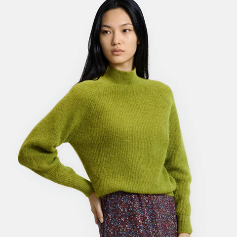 La Redoute Collections — Pull col montant alpaga mélangé Signature ARISTIDE