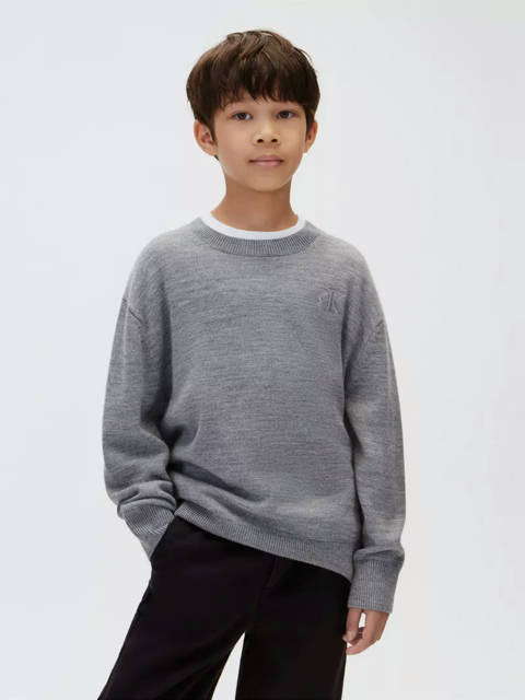 Calvin Klein — Pull relaxed en laine pour enfant