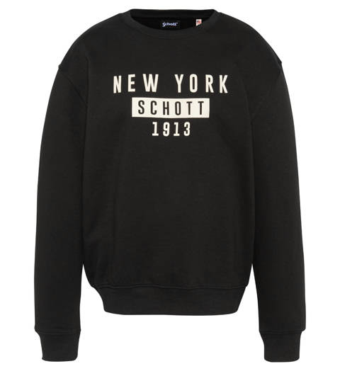 Schott — Sweatshirt col rond NEW YORK