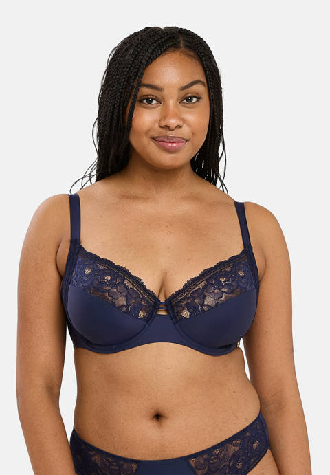 Sans Complexe — Soutien-gorge emboîtant Lily Bleu Marine