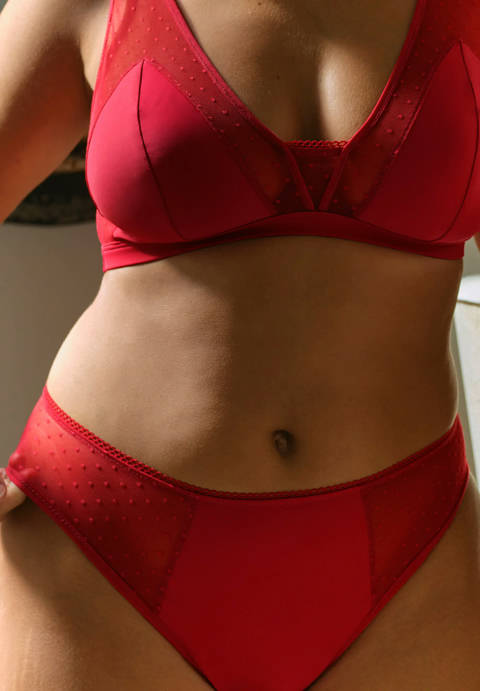 Sans Complexe — Slip menstruel Miss Sans Complexe - Rosie Rouge Pourpre