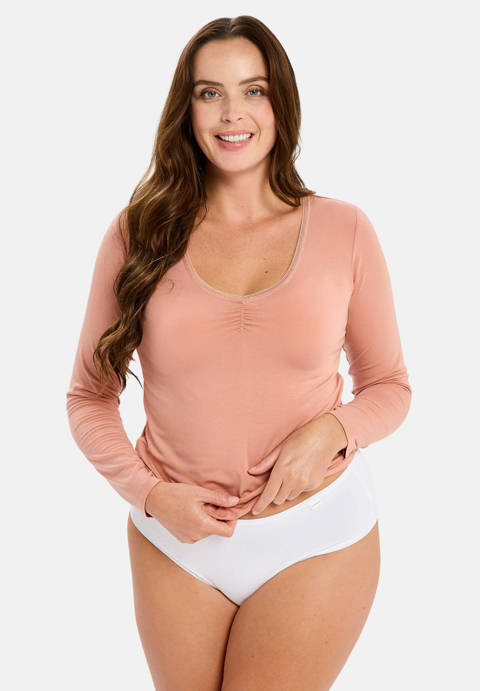 Sans Complexe — T-shirt thermique à manches longues Chill Aube Rosée