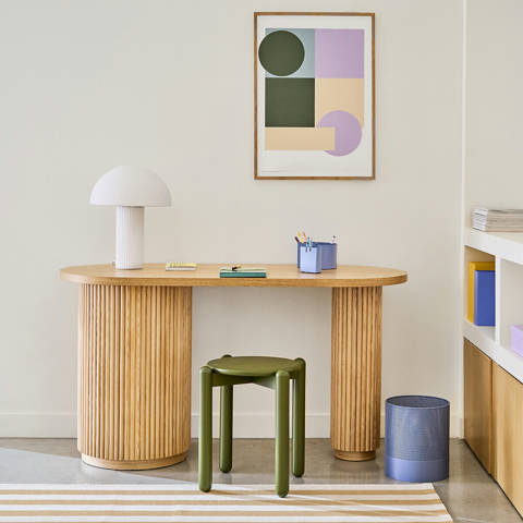 La Redoute Interieurs — Bureau forme organique, 1 porte, Genna