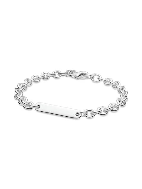 Pandora — Bracelet a maillons barre gravable