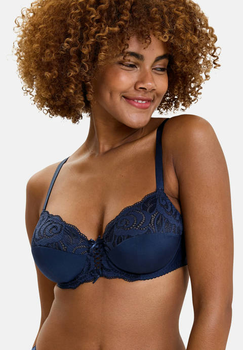 Sans Complexe — Soutien-gorge emboîtant Amélie Bleu Marine
