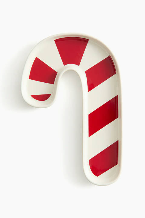 H&M Home — Assiette sucre d'orge en grès cérame – Crème/sucre d'orge
