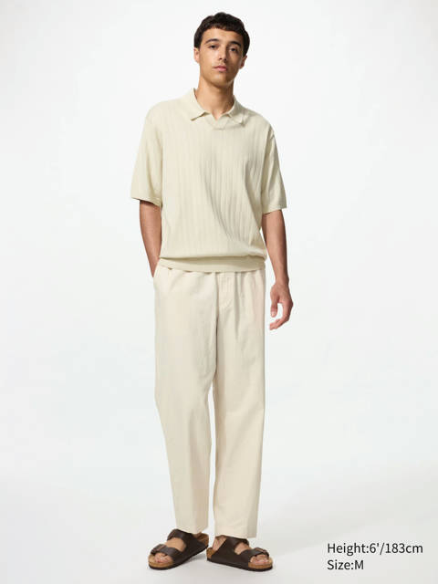 Uniqlo — Pantalon Easy en lin mélangé