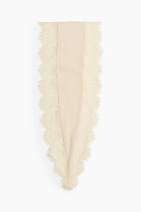 H&M — Écharpe avec dentelle