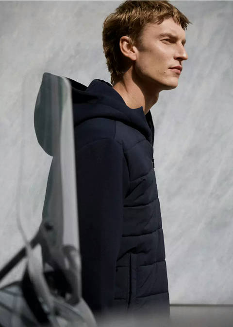 Mango — Sweatshirt Scubpad à capuche