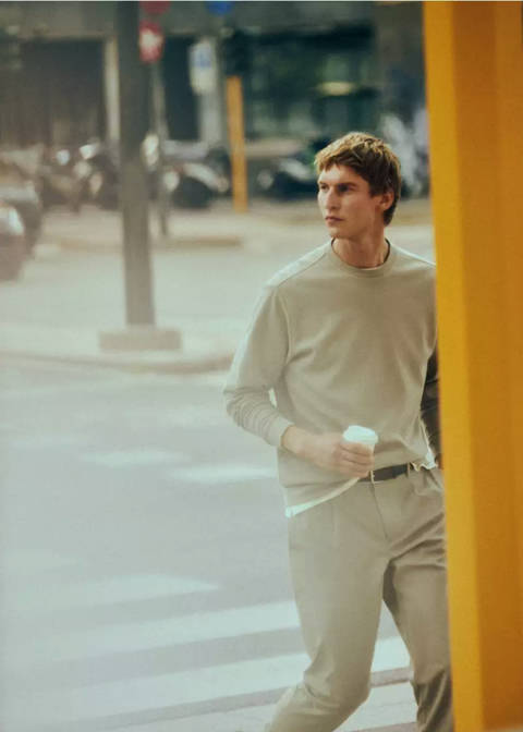 Mango — Sweat regular fit Thermolite