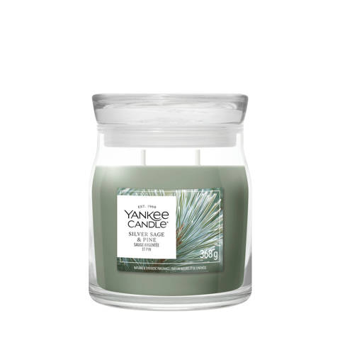 Yankee Candle — Bougie Sauge argentée & pin