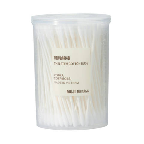 MUJI — Cotons‐tiges fins ‐ Boîte de 200