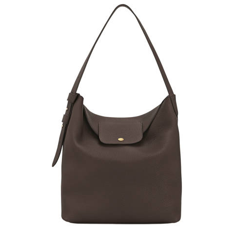 Longchamp — Sac porté épaule L Le Cadence – Cuir - Moka