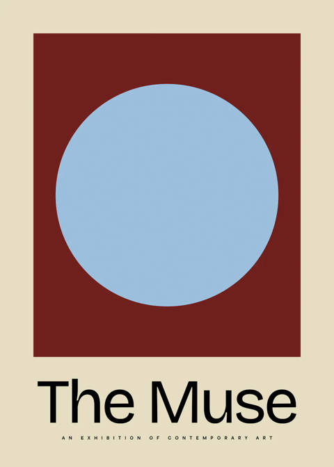 Desenio — The Muse Affiche