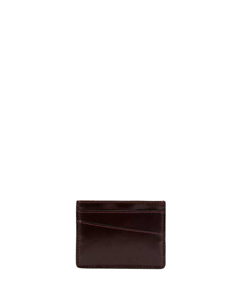 Dr. Martens — Porte-Cartes en Oxford Rub Off Rouge Cherry Red