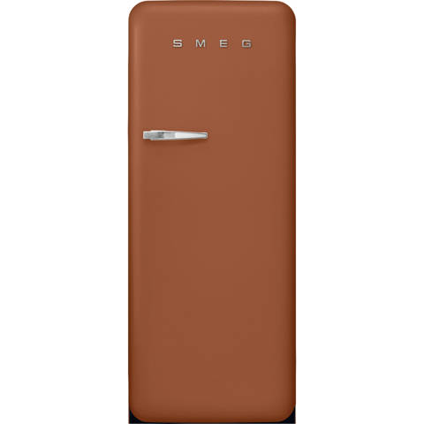Smeg — Réfrigérateur Une porte Terracotta Esthétique Années 50 FAB28RACM6