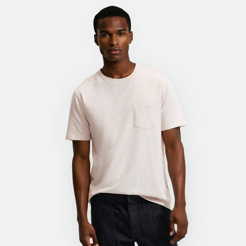 La Redoute Collections — T-shirt en coton bio col rond manches courtes