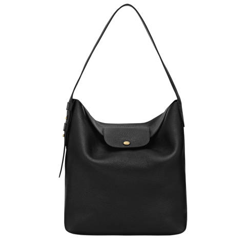 Longchamp — Sac porté épaule L Le Cadence – Cuir - Noir