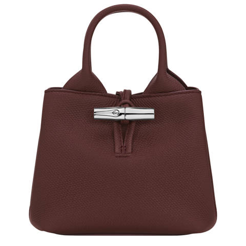 Longchamp — Sac à main XS Le Roseau – Cuir - Bordeaux