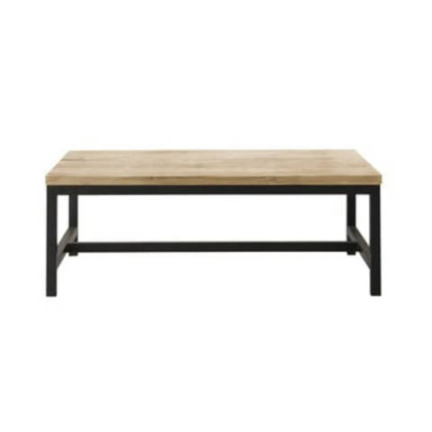 Maisons du Monde — Table basse industrielle en sapin massif et acier L100 Long Island