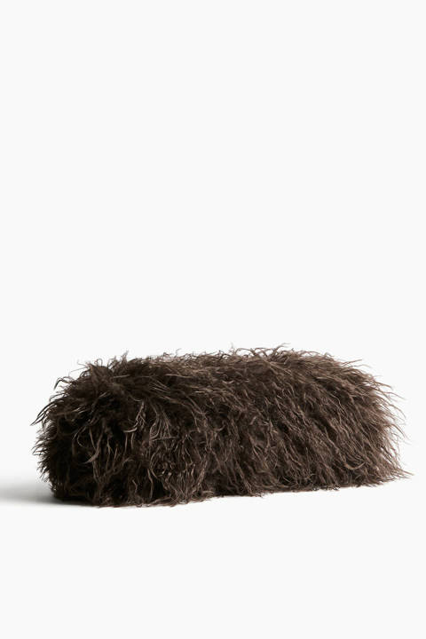 H&M Home — Polochon duveteux – Marron foncé/Crème