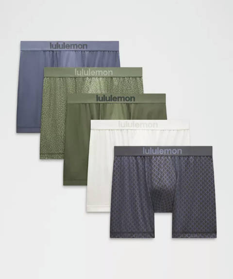 Lululemon — Always In Motion Boxer Brief 5" *5 Pack