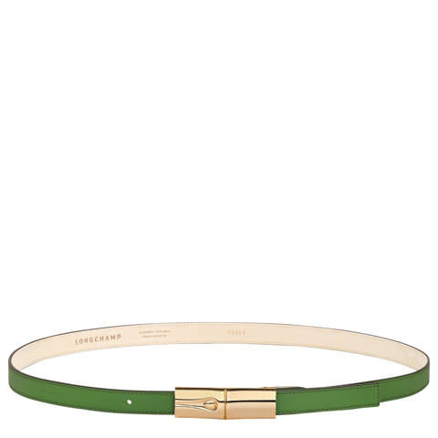 Longchamp — Ceinture femme – Cuir - Matcha