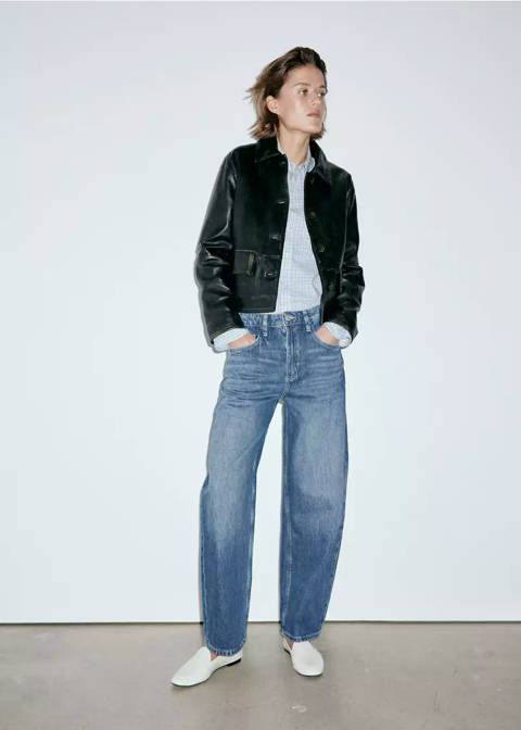 Mango — Jean balloon taille normale