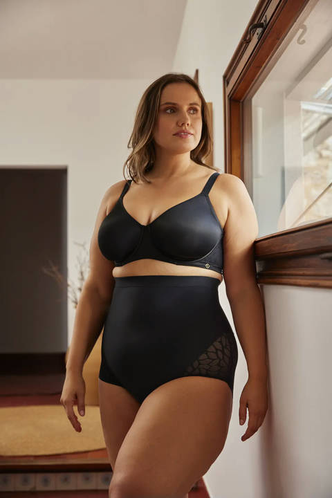 Sans Complexe — Culotte taille très haute Perfect curves Noir