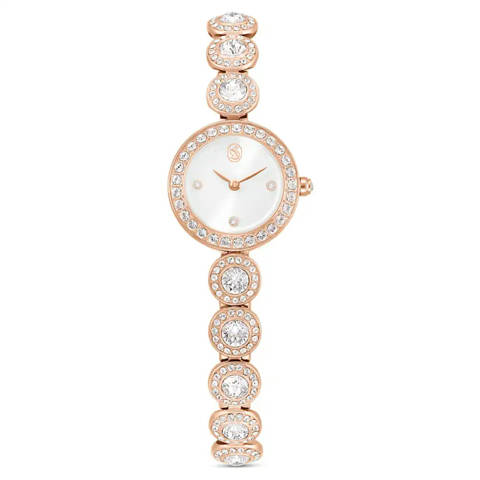 Swarovski — Swarovski Montre Una Angelic Bracelet en cristal, Ton or rose, Finition or rose