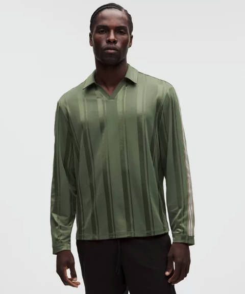 Lululemon — Knit Stripe Rugby Shirt