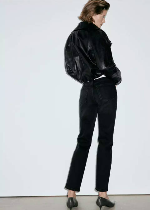 Mango — Jean Newmom confort taille haute