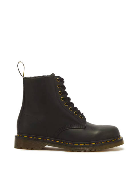 Dr. Martens — Boots 1460 Pascal Wl en Cuir Crazy Horse à 8 Œillets