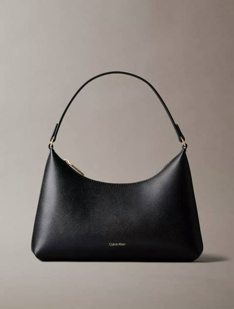 Calvin Klein — Petit sac bandoulière avec logo métallisé