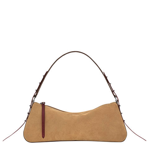 Longchamp — Sac porté épaule S Re-Play – Cuir - Café