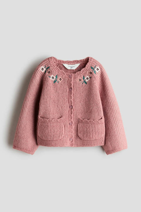 H&M — Gilet avec détails brodés