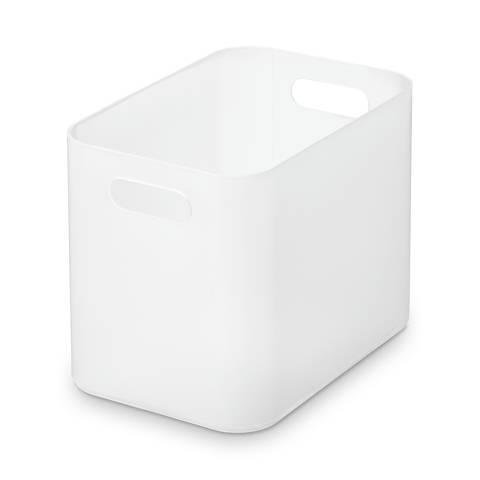 MUJI — Support d'organisateur de cosmétiques - Transparent - 15 x 22 x 16,9 cm