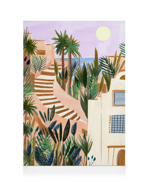 Desenio — Laura Page - Tropical Print no2 tableau sur toile