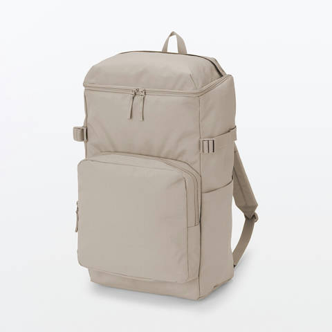 MUJI — Sac à dos Top Loader déperlant en polyester recyclé