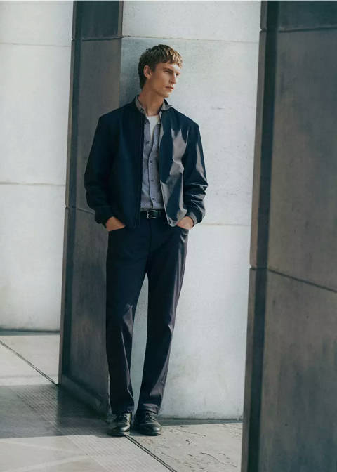 Mango — Pantalon regular fit Thermolite