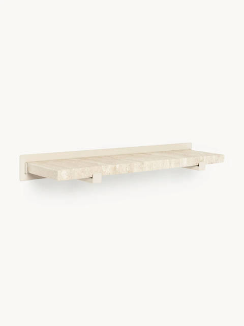 Westwing — Étagère murale en marbre Ally, larg. 60 cm