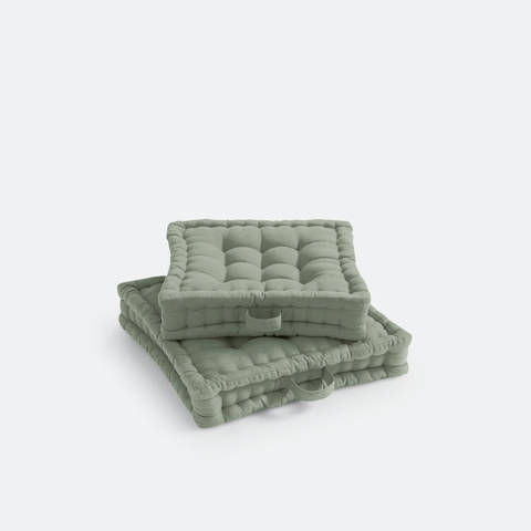 La Redoute Interieurs — Coussin de sol coton recyclé, Scenario
