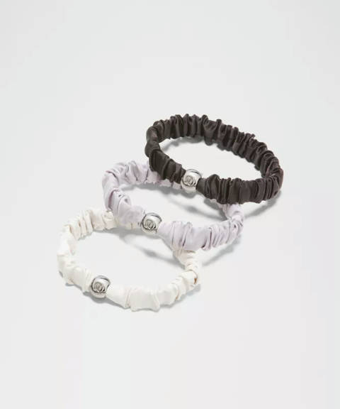 Lululemon — Skinny Scrunchie 3 Pack *Logo Bead
