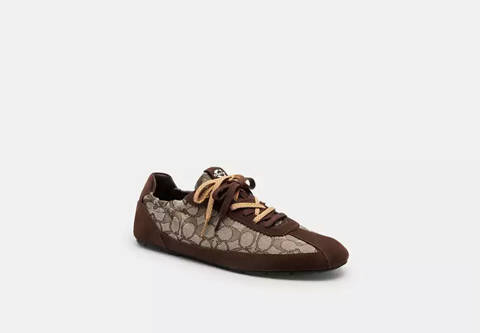 Coach — Coach Baskets Souples En Jacquard Signature