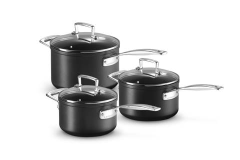 Le Creuset — Set de 3 Casseroles Anti-Adhérentes Les Forgées